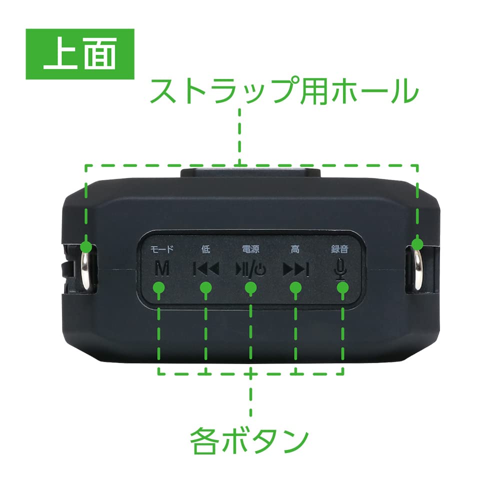 Amazon.co.jp: APK-02-BK ポータブル拡声器 防滴タイプ20W : スポーツ
